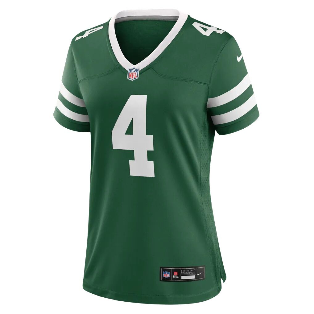 Bailey Zappe New York Jets Nike Women's Team Game Jersey - Legacy Green