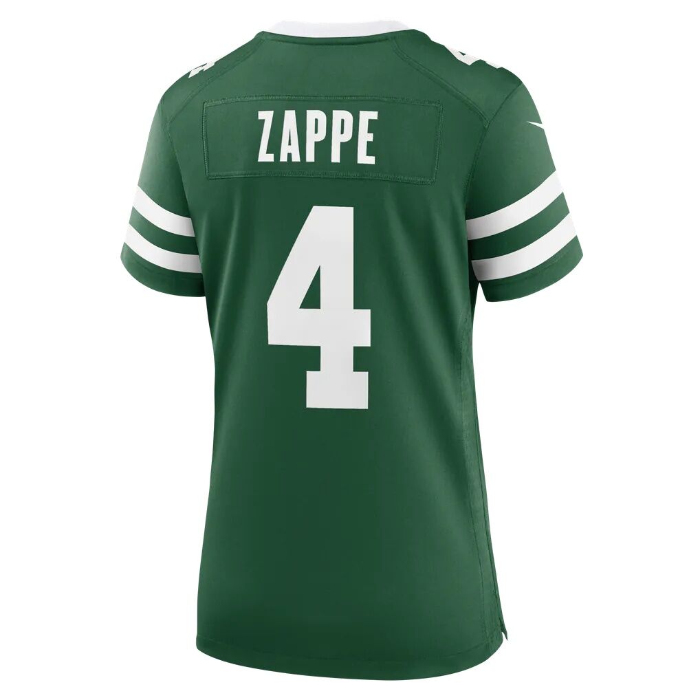 Bailey Zappe New York Jets Nike Women's Team Game Jersey - Legacy Green