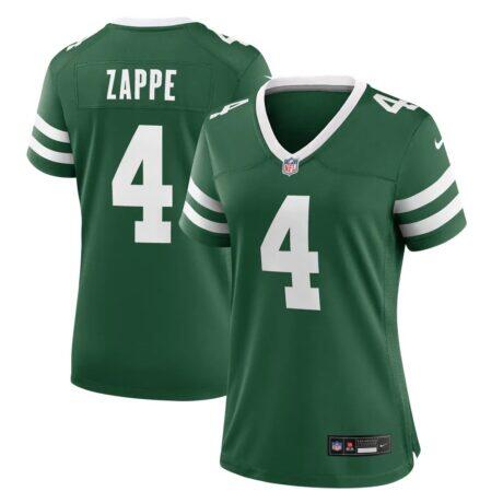 Bailey Zappe New York Jets Nike Women's Team Game Jersey - - Front View