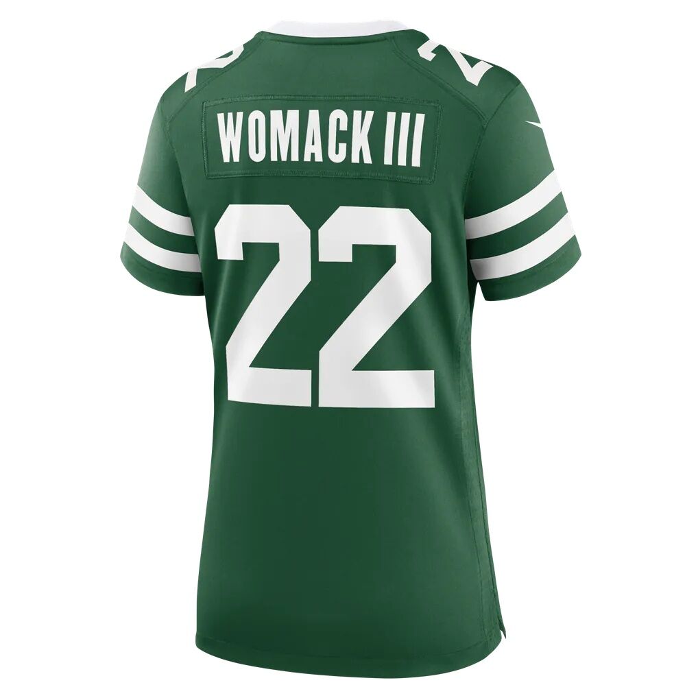 Samuel Womack III New York Jets Nike Women's Team Game Jersey - Legacy Green