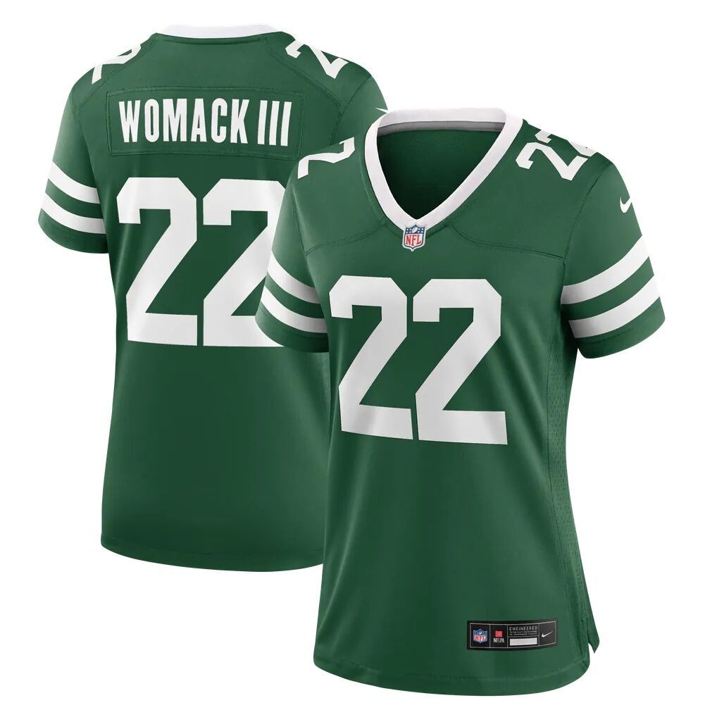 Samuel Womack III New York Jets Nike Women's Team Game Jersey - Legacy Green