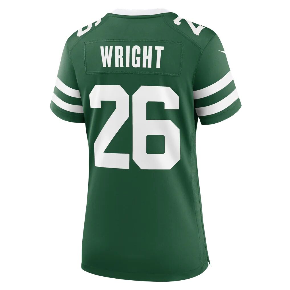 Nahshon Wright New York Jets Nike Women's Team Game Jersey - Legacy Green