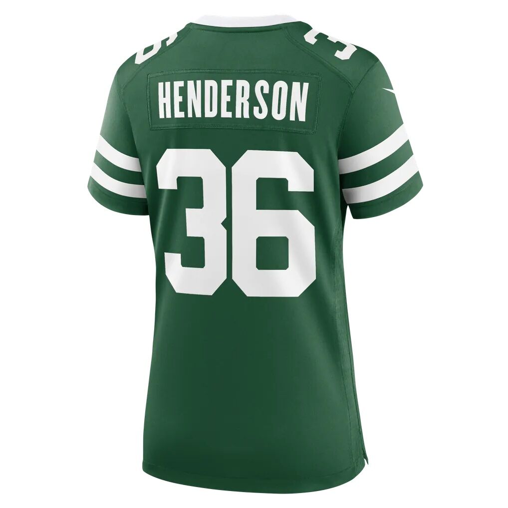 Al-Jay Henderson New York Jets Nike Women's Team Game Jersey - Legacy Green