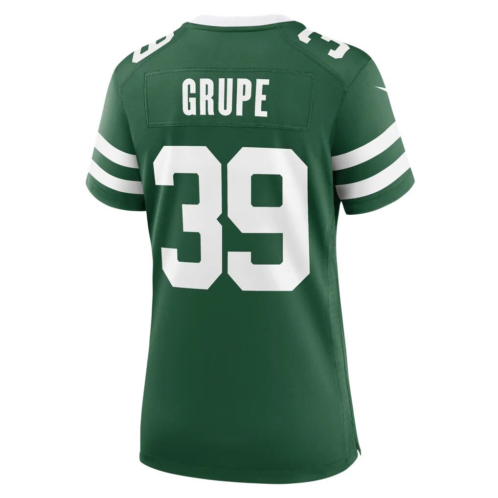 Blake Grupe New York Jets Nike Women's Team Game Jersey - Legacy Green