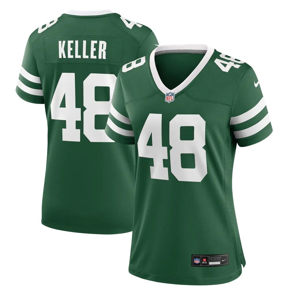 Jaden Keller New York Jets Nike Women's Team Game Jersey - Legacy Green