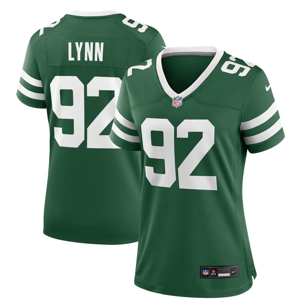 Nate Lynn New York Jets Nike Women's Team Game Jersey - Legacy Green