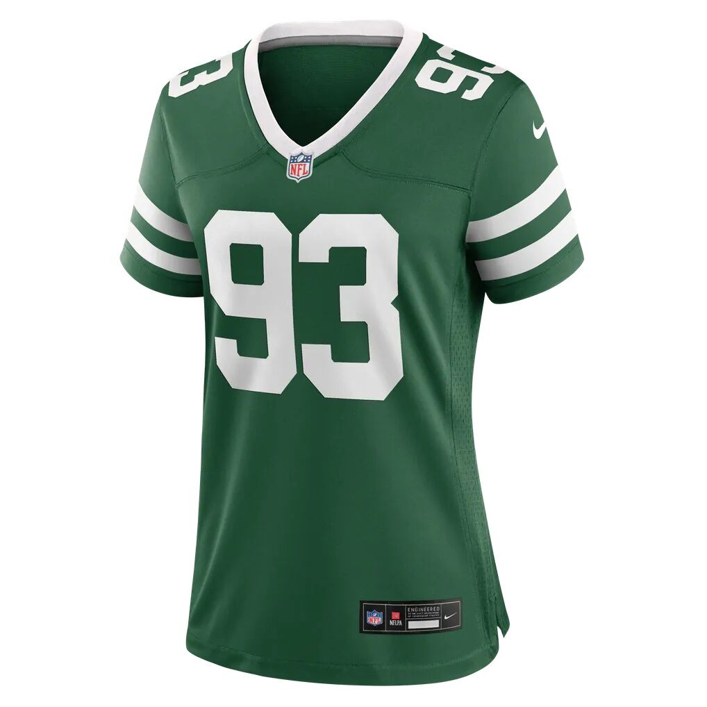 David Onyemata New York Jets Nike Women's Team Game Jersey - Legacy Green