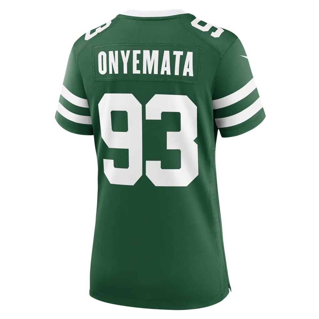 David Onyemata New York Jets Nike Women's Team Game Jersey - Legacy Green