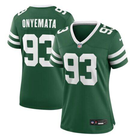 David Onyemata New York Jets Nike Women's Team Game Jersey - - Front View
