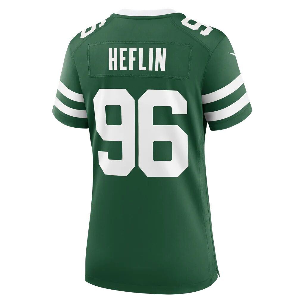 Jack Heflin New York Jets Nike Women's Team Game Jersey - Legacy Green