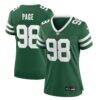 Payton Page New York Jets Nike Women's Team Game Jersey - - Front View