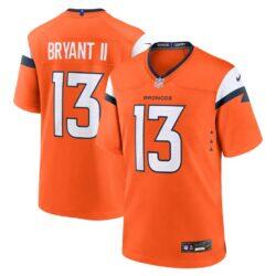 Pat Bryant Denver Broncos Nike Team Game Jersey - Orange - Front View