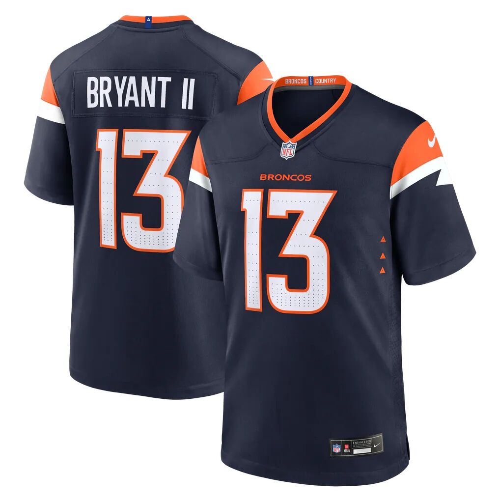 Pat Bryant Denver Broncos Nike Alternate Game Jersey - Navy - Front View