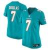 Caleb Douglas Miami Dolphins Nike Women's Team Game Jersey - - Front View