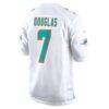 Caleb Douglas Miami Dolphins Nike Game Jersey - White - Detail View