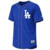 Los Angeles Dodgers Stitches Jersey - - Side View