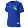 Milwaukee Brewers Stitches Jersey - - Side View