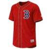 Boston Red Sox Stitches Jersey - Red - Side View