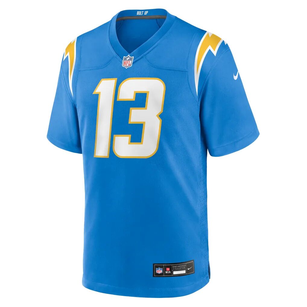 Marquez Valdes-Scantling Los Angeles Chargers Nike Game Player Jersey - Powder Blue