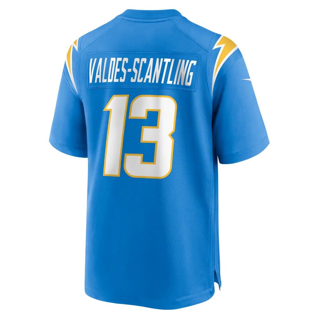 Marquez Valdes-Scantling Los Angeles Chargers Nike Game Player Jersey - Powder Blue