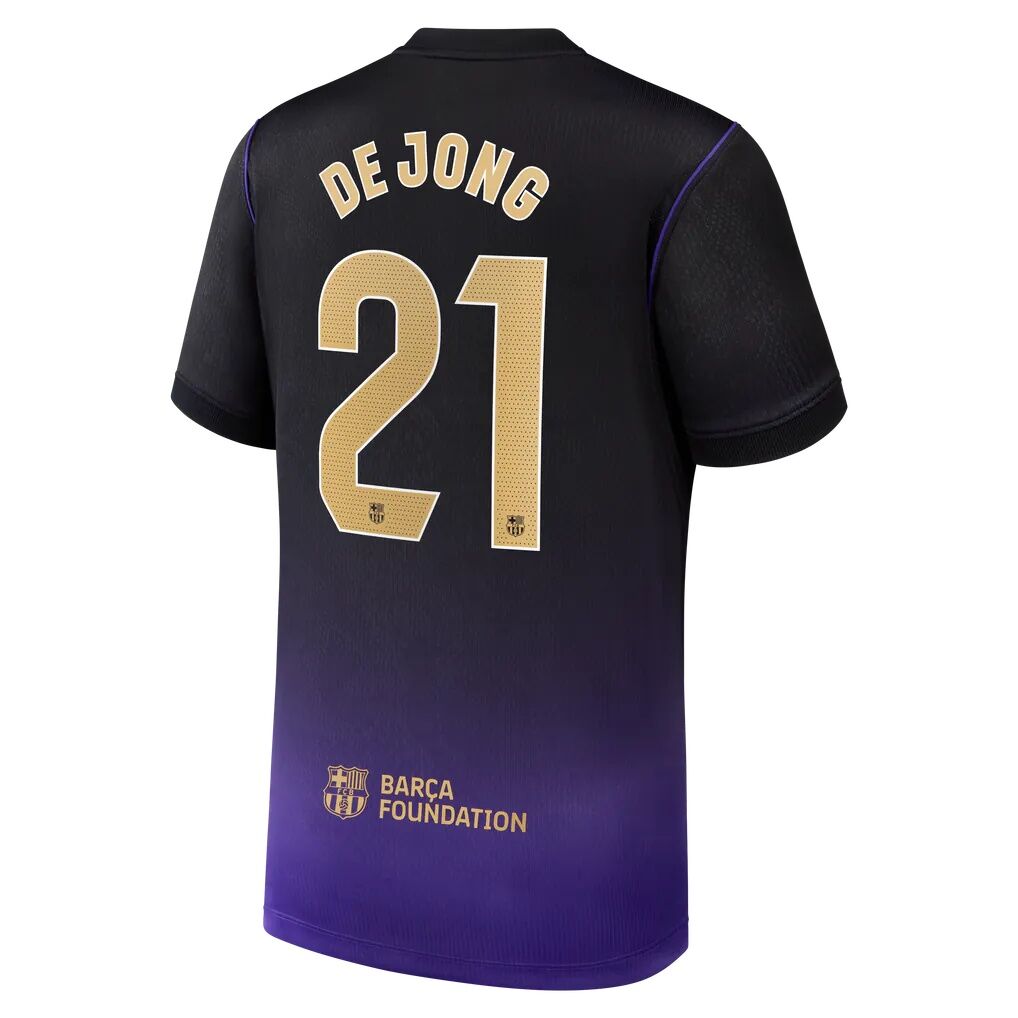 Frenkie de Jong Barcelona Nike Youth 2026/27 Away Stadium Replica Jersey