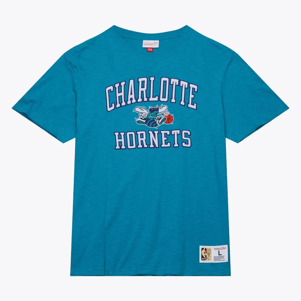 Charlotte Hornets Mitchell & Ness Hardwood Classics Legendary Slub T-Shirt