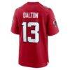 Andy Dalton Atlanta Falcons Nike Team Game Jersey - Red - Alt2