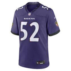 Ray Lewis Baltimore Ravens Nike Retired Player Team Game Jersey