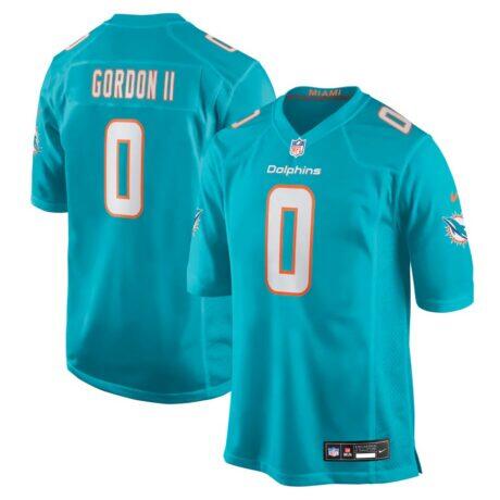 Ollie Gordon II Miami Dolphins Nike Team Game Jersey - - Front View