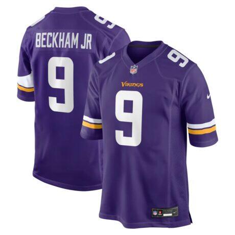 Odell Beckham Jr. Minnesota Vikings Nike Team Game Jersey - Purple - Front View