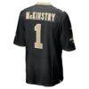 Ga'Quincy McKinstry New Orleans Saints Nike Team Game Jersey - Black - Alt2