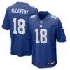 J.J. McCarthy New York Giants Nike Team Game Jersey - - Front View