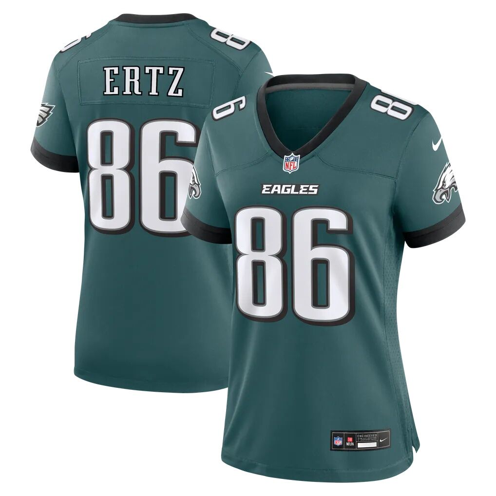 Zach Ertz Philadelphia Eagles Nike Women's Team Game Jersey - Midnight Green