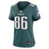 Zach Ertz Philadelphia Eagles Nike Women's Team Game Jersey - Midnight Green - Side View