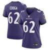 Chuma Edoga Baltimore Ravens Nike Women's Team Game Jersey - Purple - Front View