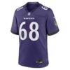 AJ Arcuri Baltimore Ravens Nike Team Game Jersey - Purple - Side View