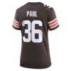 Wes Pahl Cleveland Browns Nike Women's Team Game Jersey - Brown - Alt2