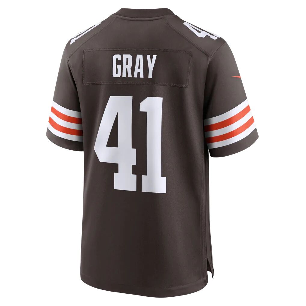 Eric Gray Cleveland Browns Nike Team Game Jersey