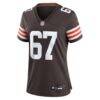 Xavier Truss Cleveland Browns Nike Women's Team Game Jersey - Brown - Alt1