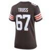 Xavier Truss Cleveland Browns Nike Women's Team Game Jersey - Brown - Alt2