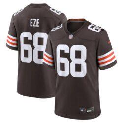Obinna Eze Cleveland Browns Nike Team Game Jersey - Brown - Front View
