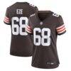 Obinna Eze Cleveland Browns Nike Women's Team Game Jersey - Brown - Front View
