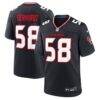 Gavin Gerhardt Houston Texans Nike Team Game Jersey - Navy - Front View