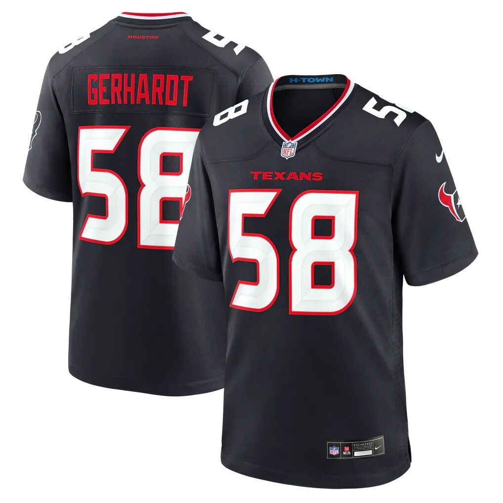 Gavin Gerhardt Houston Texans Nike Team Game Jersey