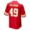Michael Heldman Kansas City Chiefs Nike Team Game Jersey - Red - Alt2