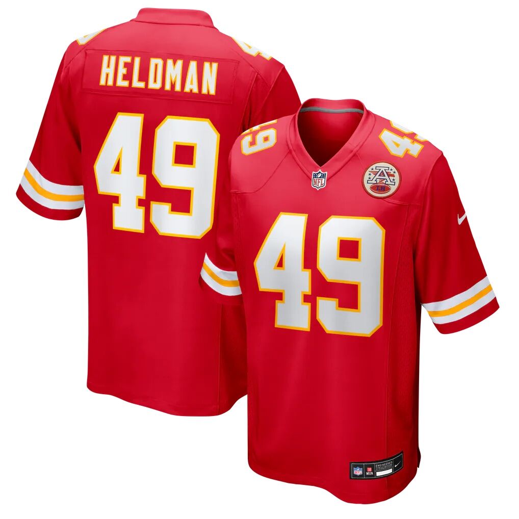 Michael Heldman Kansas City Chiefs Nike Team Game Jersey