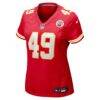 Michael Heldman Kansas City Chiefs Nike Women's Team Game Jersey - Red - Alt1