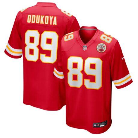 Thomas Odukoya Kansas City Chiefs Nike Team Game Jersey - Red - Front View