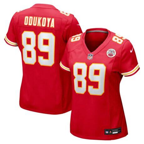 Thomas Odukoya Kansas City Chiefs Nike Women's Team Game Jersey - Red - Front View
