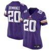 Charles Demmings Minnesota Vikings Nike Women's Team Game Jersey - Purple - Front View
